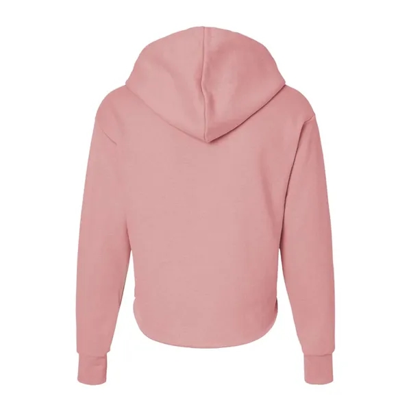 Next Level Women's Laguna Sueded Raw Edge Crop Hoodie Swe... - Next Level Women's Laguna Sueded Raw Edge Crop Hoodie Swe... - Image 4 of 14