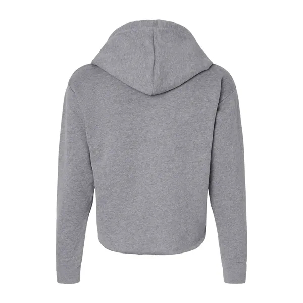Next Level Women's Laguna Sueded Raw Edge Crop Hoodie Swe... - Next Level Women's Laguna Sueded Raw Edge Crop Hoodie Swe... - Image 6 of 14