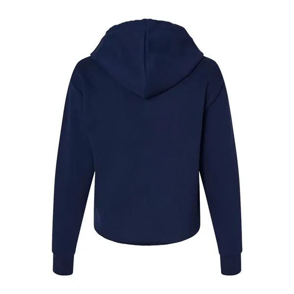 Next Level Women's Laguna Sueded Raw Edge Crop Hoodie Swe... - Next Level Women's Laguna Sueded Raw Edge Crop Hoodie Swe... - Image 9 of 14