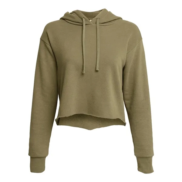 Next Level Women's Laguna Sueded Raw Edge Crop Hoodie Swe... - Next Level Women's Laguna Sueded Raw Edge Crop Hoodie Swe... - Image 10 of 14