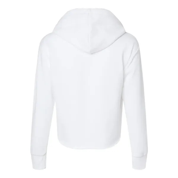 Next Level Women's Laguna Sueded Raw Edge Crop Hoodie Swe... - Next Level Women's Laguna Sueded Raw Edge Crop Hoodie Swe... - Image 14 of 14