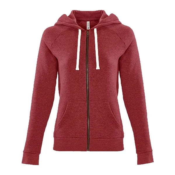 Next Level Women's Malibu Raglan Full-Zip Hoodie Sweatshirt - Next Level Women's Malibu Raglan Full-Zip Hoodie Sweatshirt - Image 0 of 0