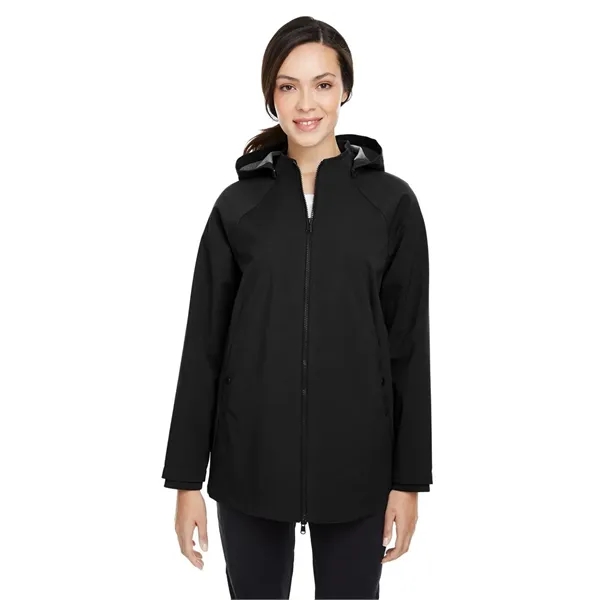 North End Women's City Hybrid Soft Shell Hooded Jacket - North End Women's City Hybrid Soft Shell Hooded Jacket - Image 0 of 0