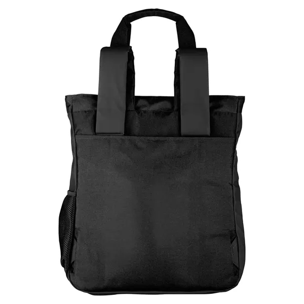 North End Unisex Reflective Convertible Laptop Backpack T... - North End Unisex Reflective Convertible Laptop Backpack T... - Image 2 of 3