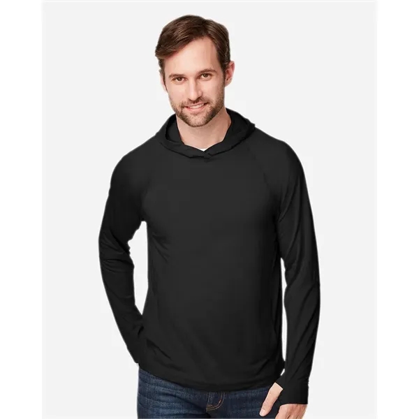 North End Unisex JAQ Stretch Performance Hooded Long Slee...