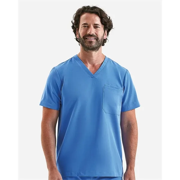 Onna Men's Limitless V-Neck Stretch Scrub Top - Onna Men's Limitless V-Neck Stretch Scrub Top - Image 0 of 7