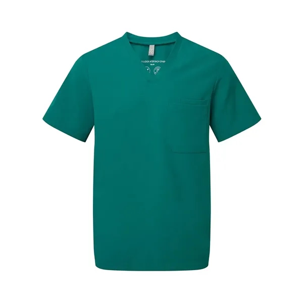 Onna Men's Limitless V-Neck Stretch Scrub Top - Onna Men's Limitless V-Neck Stretch Scrub Top - Image 4 of 7