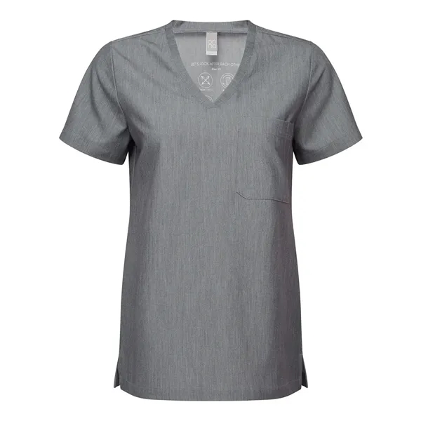 Onna Women's Limitless V-Neck Stretch Scrub Top - Onna Women's Limitless V-Neck Stretch Scrub Top - Image 5 of 7