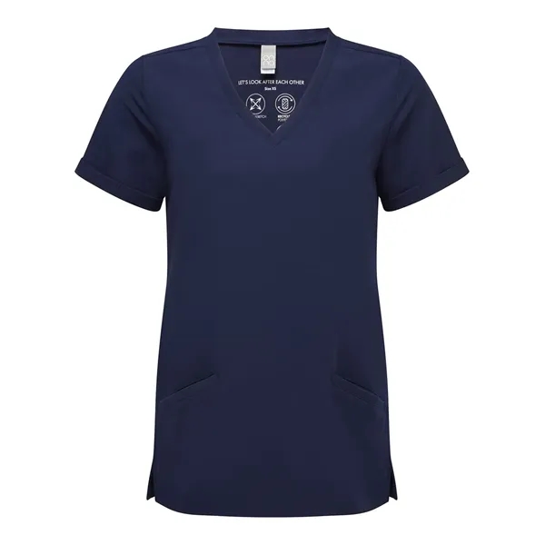 Onna Women's Invincible V-Neck Stretch Scrub Top - Onna Women's Invincible V-Neck Stretch Scrub Top - Image 7 of 7
