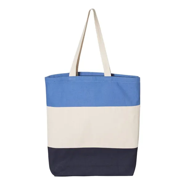 Q-Tees 11L Tri-Color Tote - Q-Tees 11L Tri-Color Tote - Image 0 of 14