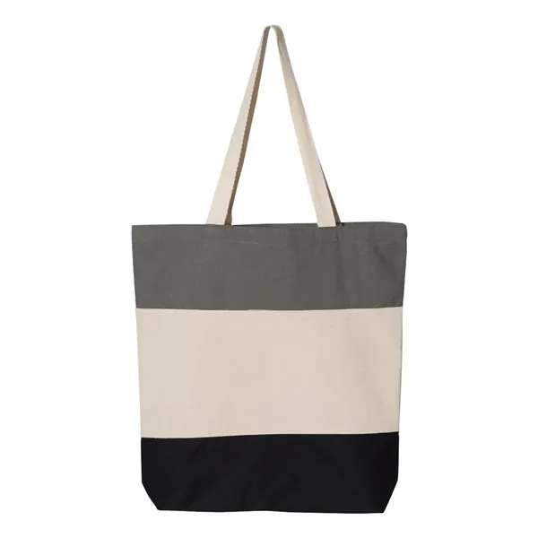 Q-Tees 11L Tri-Color Tote - Q-Tees 11L Tri-Color Tote - Image 1 of 14
