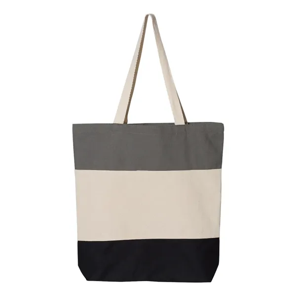 Q-Tees 11L Tri-Color Tote - Q-Tees 11L Tri-Color Tote - Image 2 of 14