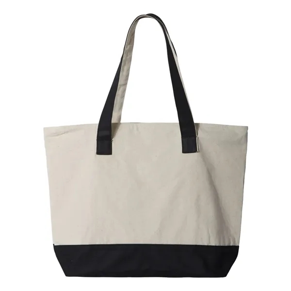 Q-Tees 19L Zippered Tote - Q-Tees 19L Zippered Tote - Image 2 of 16