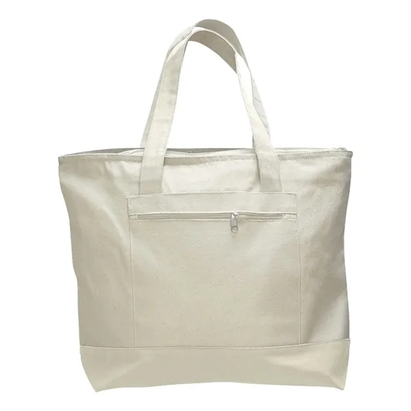 Q-Tees 19L Zippered Tote - Q-Tees 19L Zippered Tote - Image 7 of 16