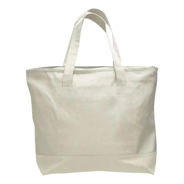 Q-Tees 19L Zippered Tote - Q-Tees 19L Zippered Tote - Image 8 of 16