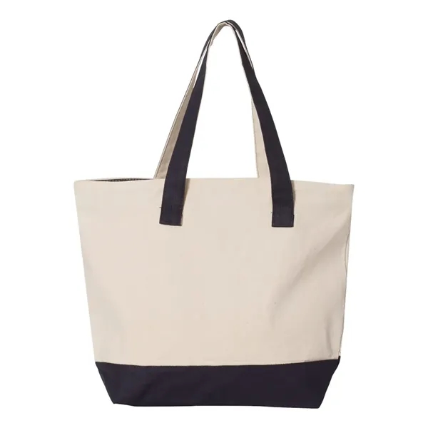 Q-Tees 19L Zippered Tote - Q-Tees 19L Zippered Tote - Image 10 of 16
