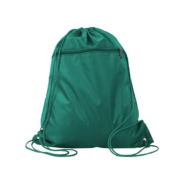 Q-Tees Polyester Cinchpack - Q-Tees Polyester Cinchpack - Image 6 of 18
