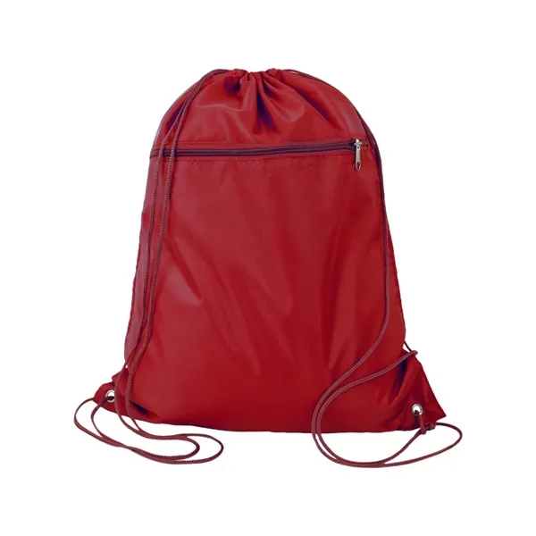 Q-Tees Polyester Cinchpack - Q-Tees Polyester Cinchpack - Image 9 of 18