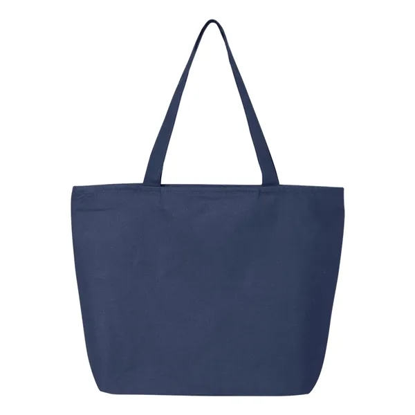 Q-Tees 25L Zippered Tote - Q-Tees 25L Zippered Tote - Image 8 of 16