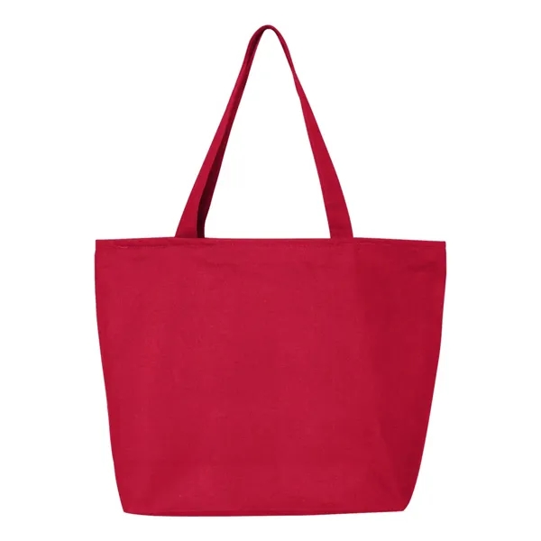 Q-Tees 25L Zippered Tote - Q-Tees 25L Zippered Tote - Image 9 of 16