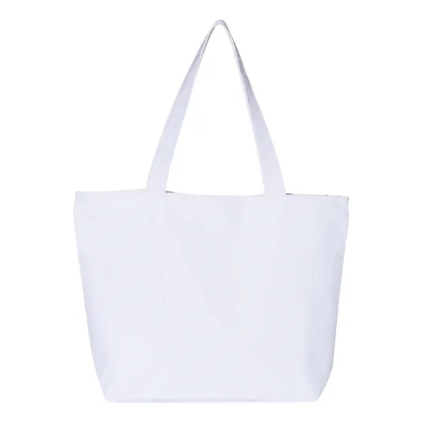Q-Tees 25L Zippered Tote - Q-Tees 25L Zippered Tote - Image 13 of 16