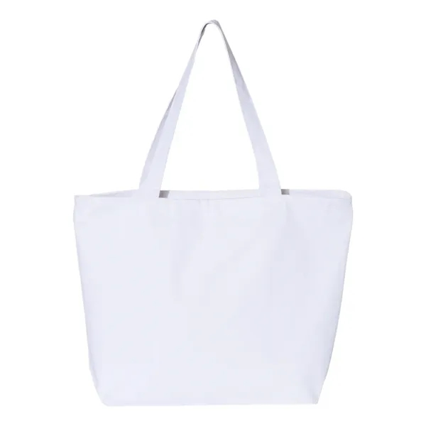 Q-Tees 25L Zippered Tote - Q-Tees 25L Zippered Tote - Image 14 of 16