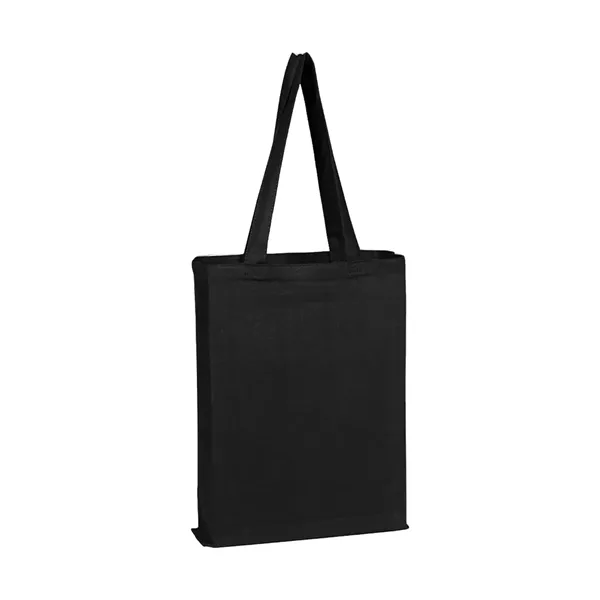 Q-Tees Canvas Gusset Promotional Tote - Q-Tees Canvas Gusset Promotional Tote - Image 0 of 5