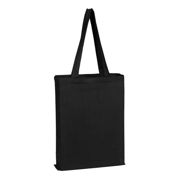 Q-Tees Canvas Gusset Promotional Tote - Q-Tees Canvas Gusset Promotional Tote - Image 1 of 5