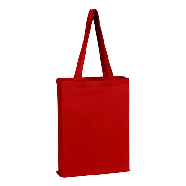 Q-Tees Canvas Gusset Promotional Tote - Q-Tees Canvas Gusset Promotional Tote - Image 4 of 5