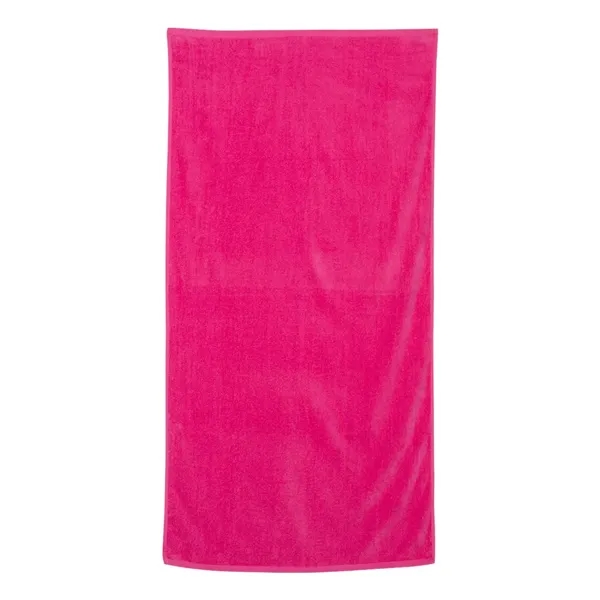 Q-Tees Velour Beach Towel - Q-Tees Velour Beach Towel - Image 5 of 24