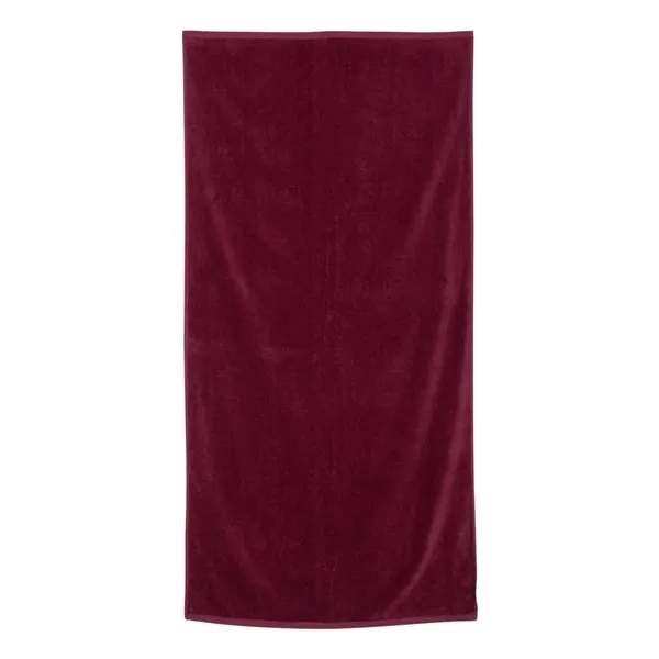 Q-Tees Velour Beach Towel - Q-Tees Velour Beach Towel - Image 9 of 24