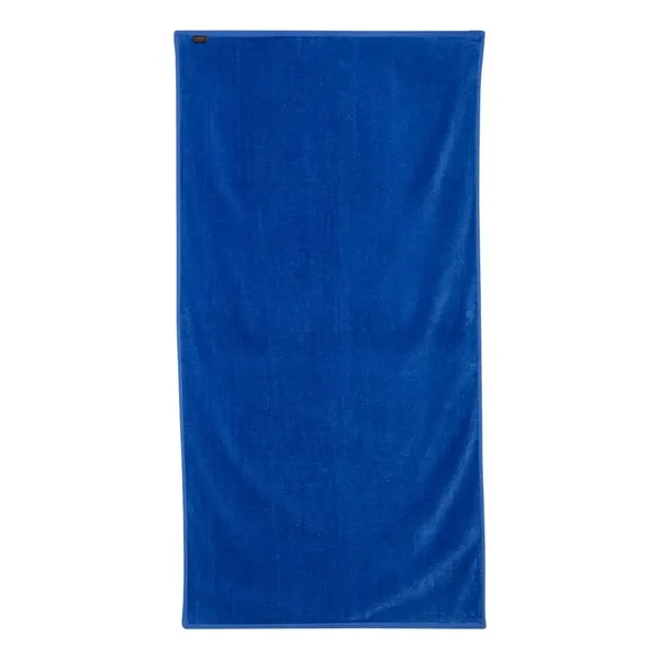 Q-Tees Velour Beach Towel - Q-Tees Velour Beach Towel - Image 20 of 24