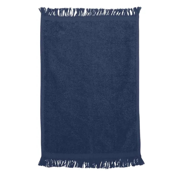 Q-Tees Fringed Fingertip Towel - Q-Tees Fringed Fingertip Towel - Image 5 of 12