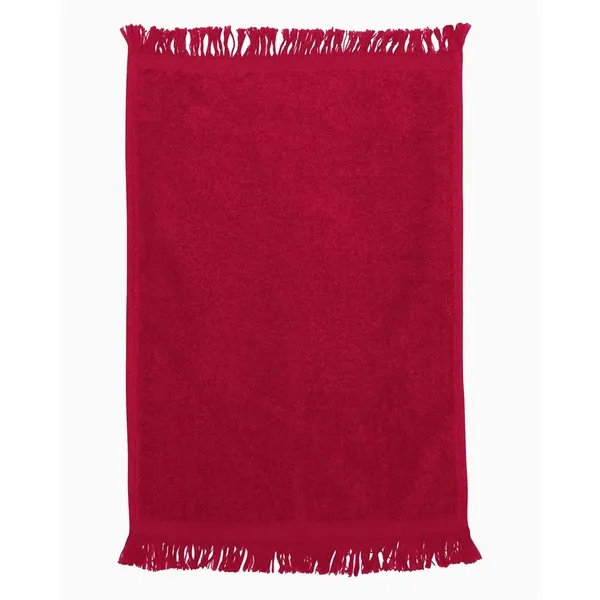 Q-Tees Fringed Fingertip Towel - Q-Tees Fringed Fingertip Towel - Image 7 of 12