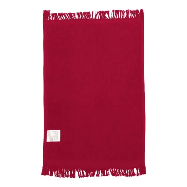 Q-Tees Fringed Fingertip Towel - Q-Tees Fringed Fingertip Towel - Image 8 of 12