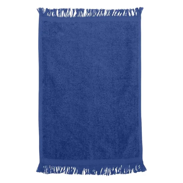 Q-Tees Fringed Fingertip Towel - Q-Tees Fringed Fingertip Towel - Image 9 of 12