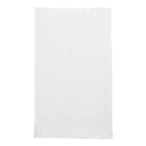 Q-Tees Fringed Fingertip Towel - Q-Tees Fringed Fingertip Towel - Image 11 of 12