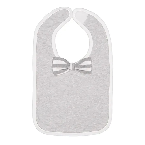 Rabbit Skins Infant Baby Rib Bow Tie Bib - Rabbit Skins Infant Baby Rib Bow Tie Bib - Image 1 of 6