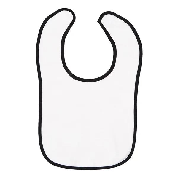Rabbit Skins Infant Contrast Trim Terry Bib - Rabbit Skins Infant Contrast Trim Terry Bib - Image 1 of 11