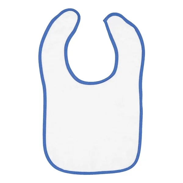 Rabbit Skins Infant Contrast Trim Terry Bib - Rabbit Skins Infant Contrast Trim Terry Bib - Image 10 of 11