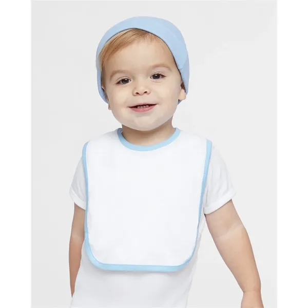 Rabbit Skins Infant Contrast Trim Premium Jersey Bib - Rabbit Skins Infant Contrast Trim Premium Jersey Bib - Image 0 of 19