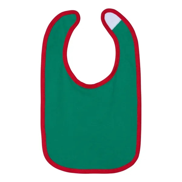 Rabbit Skins Infant Contrast Trim Premium Jersey Bib - Rabbit Skins Infant Contrast Trim Premium Jersey Bib - Image 3 of 19