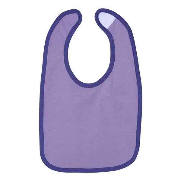Rabbit Skins Infant Contrast Trim Premium Jersey Bib - Rabbit Skins Infant Contrast Trim Premium Jersey Bib - Image 4 of 19