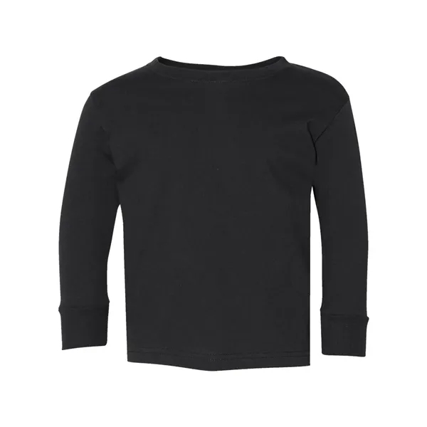 Rabbit Skins Toddler Fine Jersey Long Sleeve Tee - Rabbit Skins Toddler Fine Jersey Long Sleeve Tee - Image 1 of 36