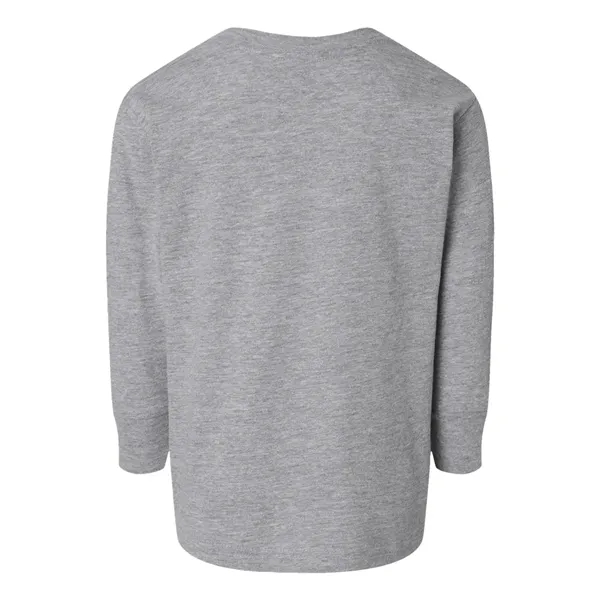 Rabbit Skins Toddler Fine Jersey Long Sleeve Tee - Rabbit Skins Toddler Fine Jersey Long Sleeve Tee - Image 10 of 36