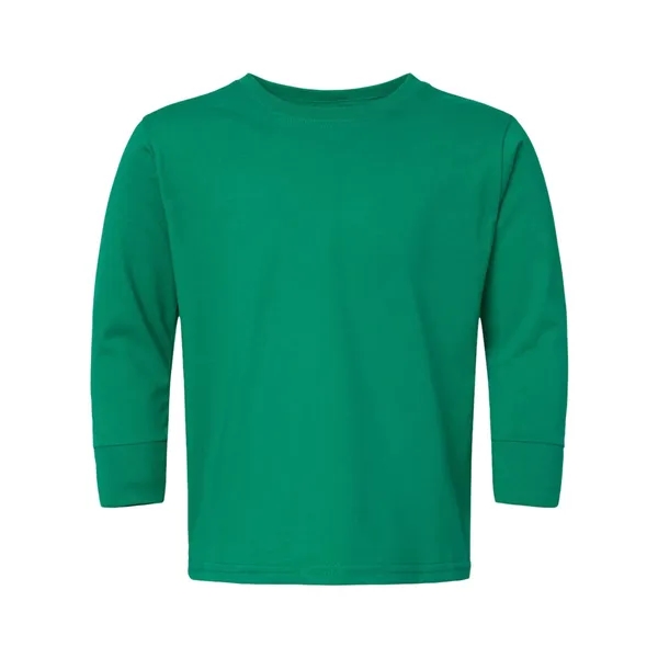 Rabbit Skins Toddler Fine Jersey Long Sleeve Tee - Rabbit Skins Toddler Fine Jersey Long Sleeve Tee - Image 13 of 36