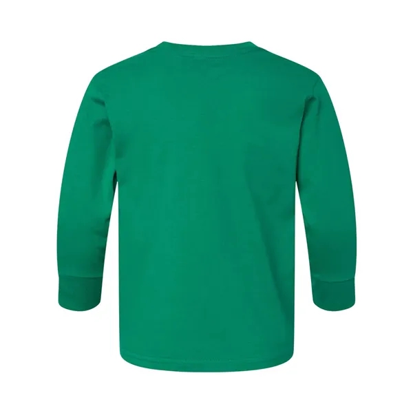 Rabbit Skins Toddler Fine Jersey Long Sleeve Tee - Rabbit Skins Toddler Fine Jersey Long Sleeve Tee - Image 14 of 36