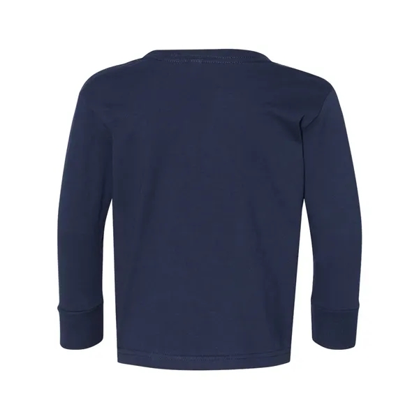 Rabbit Skins Toddler Fine Jersey Long Sleeve Tee - Rabbit Skins Toddler Fine Jersey Long Sleeve Tee - Image 20 of 36