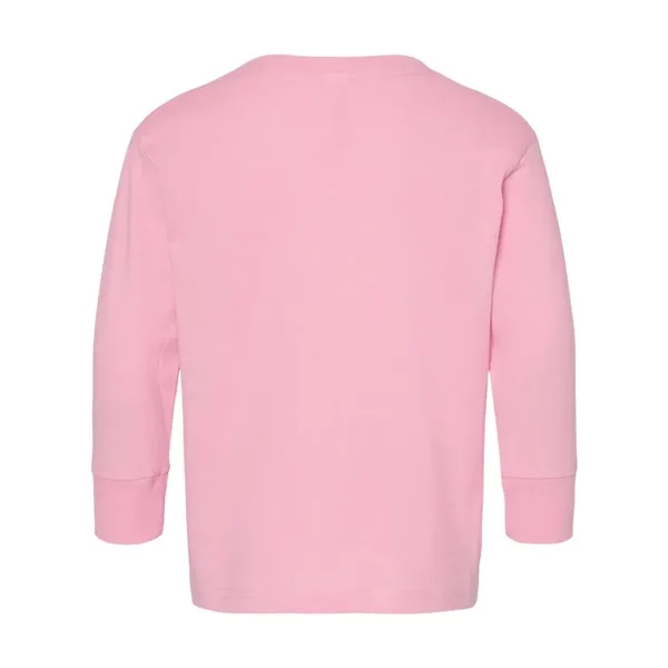 Rabbit Skins Toddler Fine Jersey Long Sleeve Tee - Rabbit Skins Toddler Fine Jersey Long Sleeve Tee - Image 22 of 36