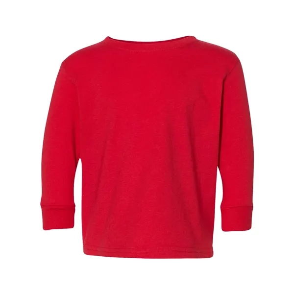 Rabbit Skins Toddler Fine Jersey Long Sleeve Tee - Rabbit Skins Toddler Fine Jersey Long Sleeve Tee - Image 23 of 36